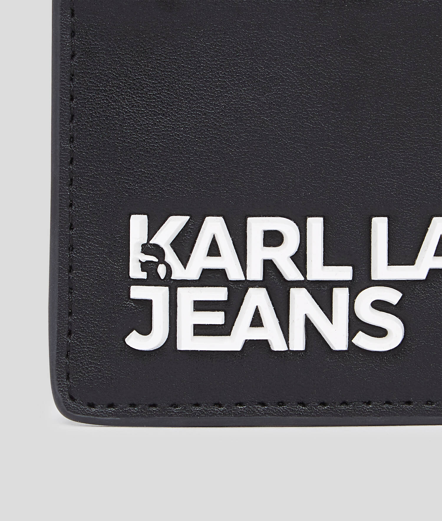 PORTE-CARTES AVEC LOGO KLJ - Noir