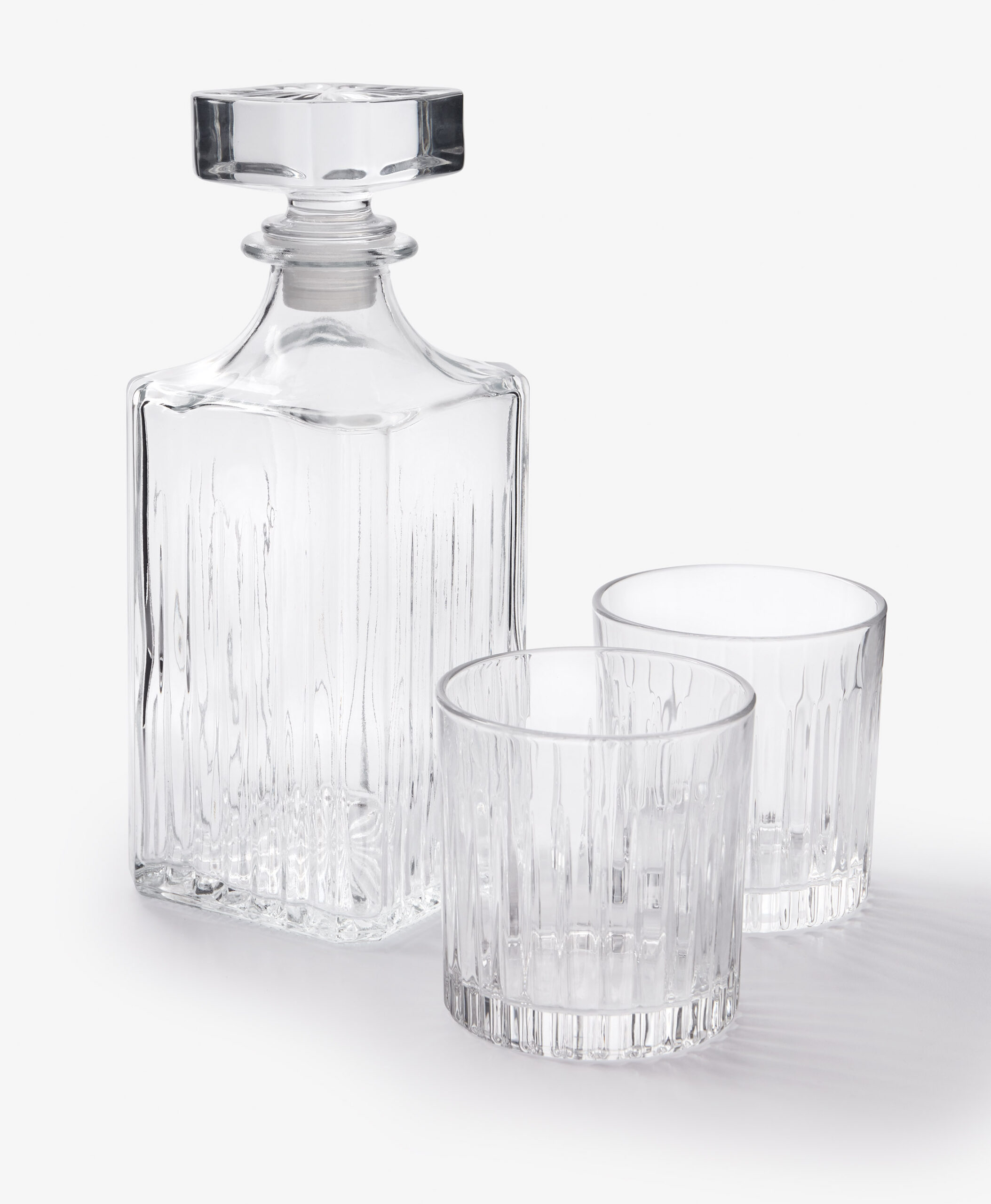 Whiskey Set: 2 Gläser & Karaffe