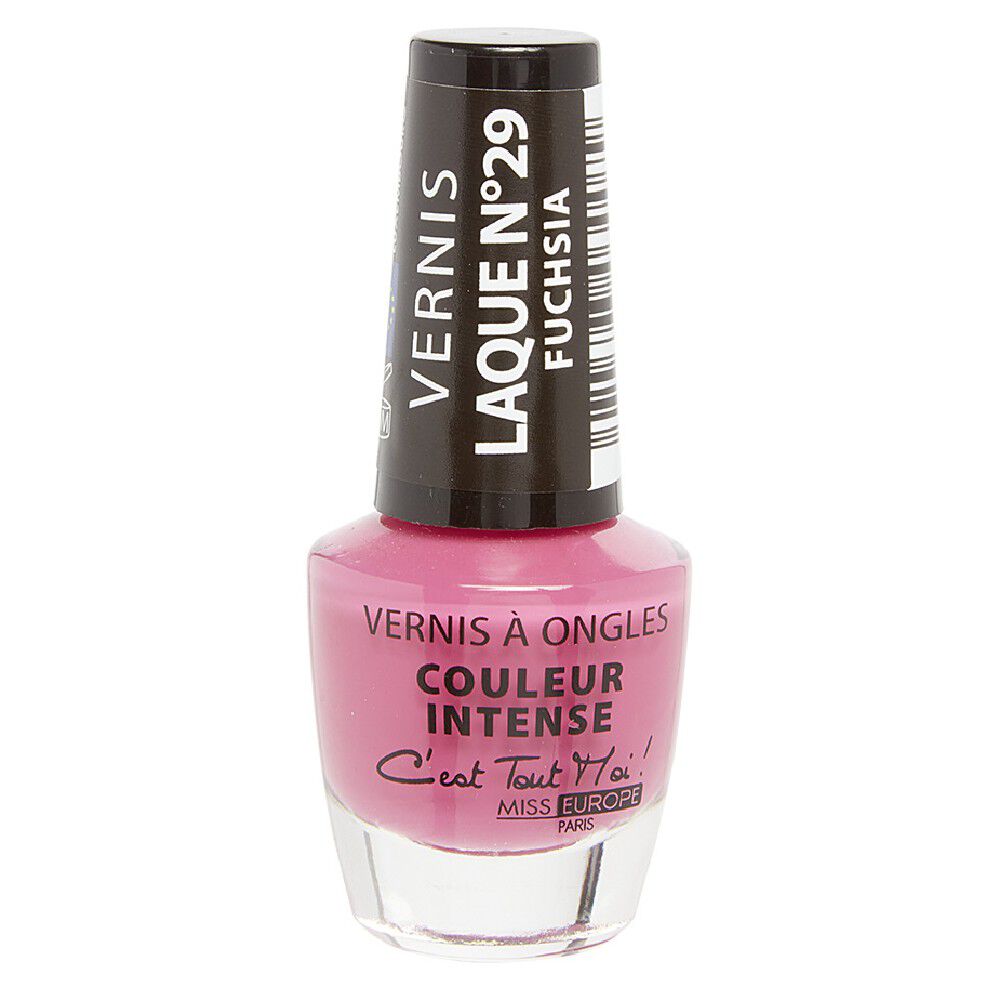 Vernis à ongles laqué fushia n°29