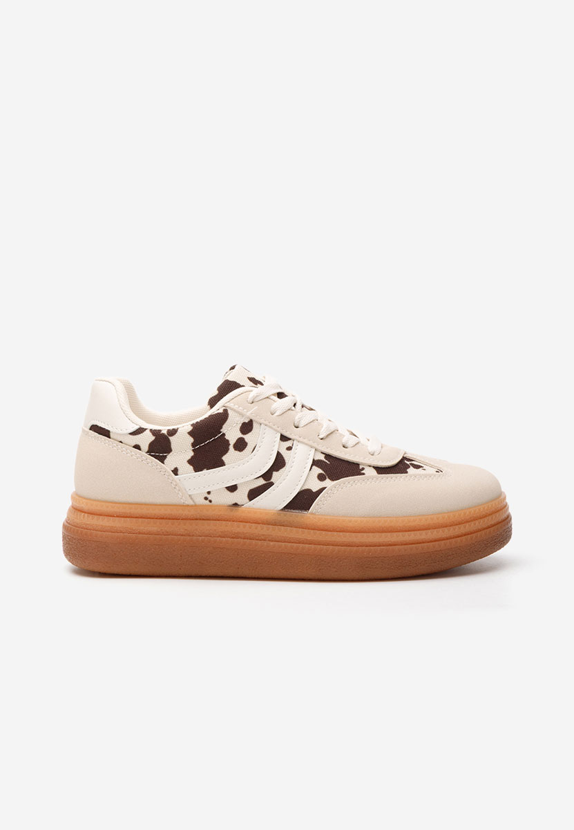 Baskets pour femme beige Ryta