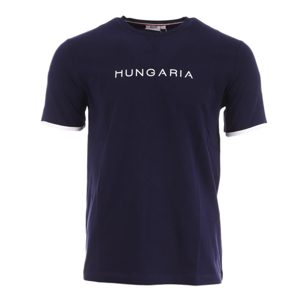 Hungaria T-shirt Marine Homme Hungaria Masaya