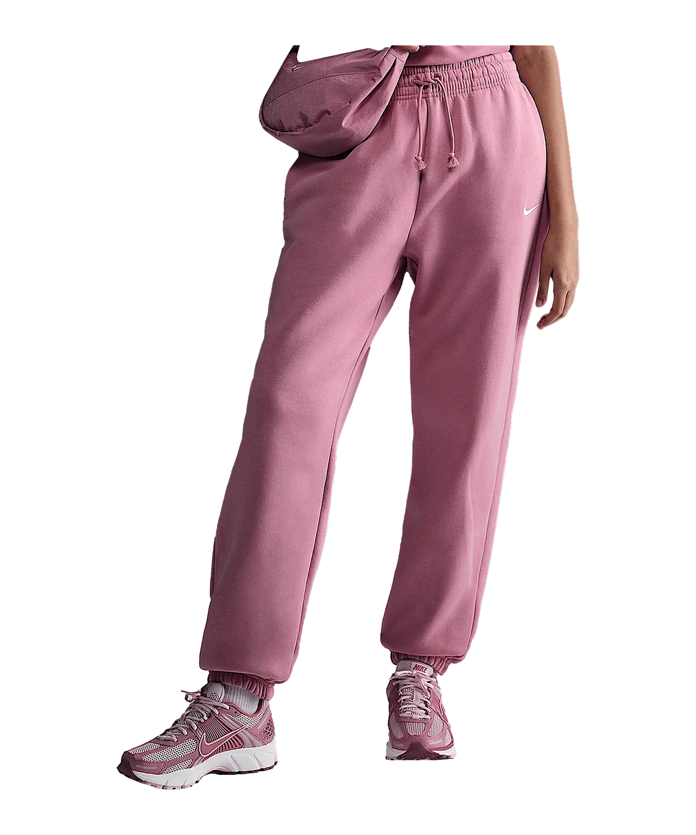 Nike Phoenix Fleece High-Waisted Oversized Jogginghose Damen Pink F699