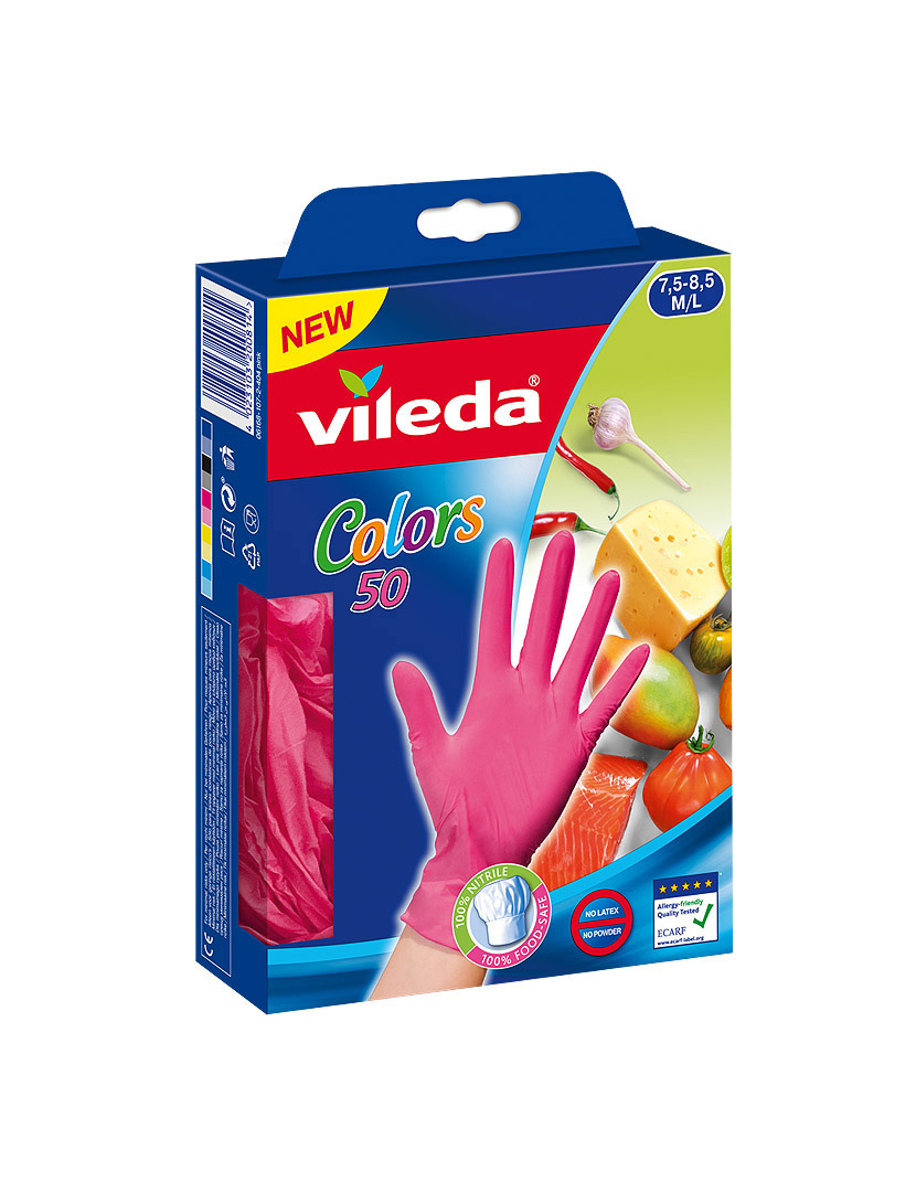 Disposable Gloves Colors 50 M/L