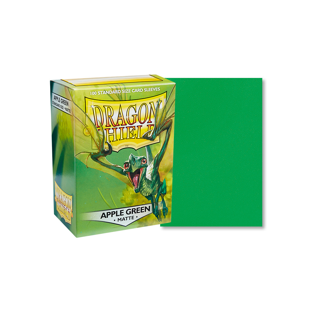 Dragon Shield - 100 Standard Sleeves Matte Couleur Vert Pomme
