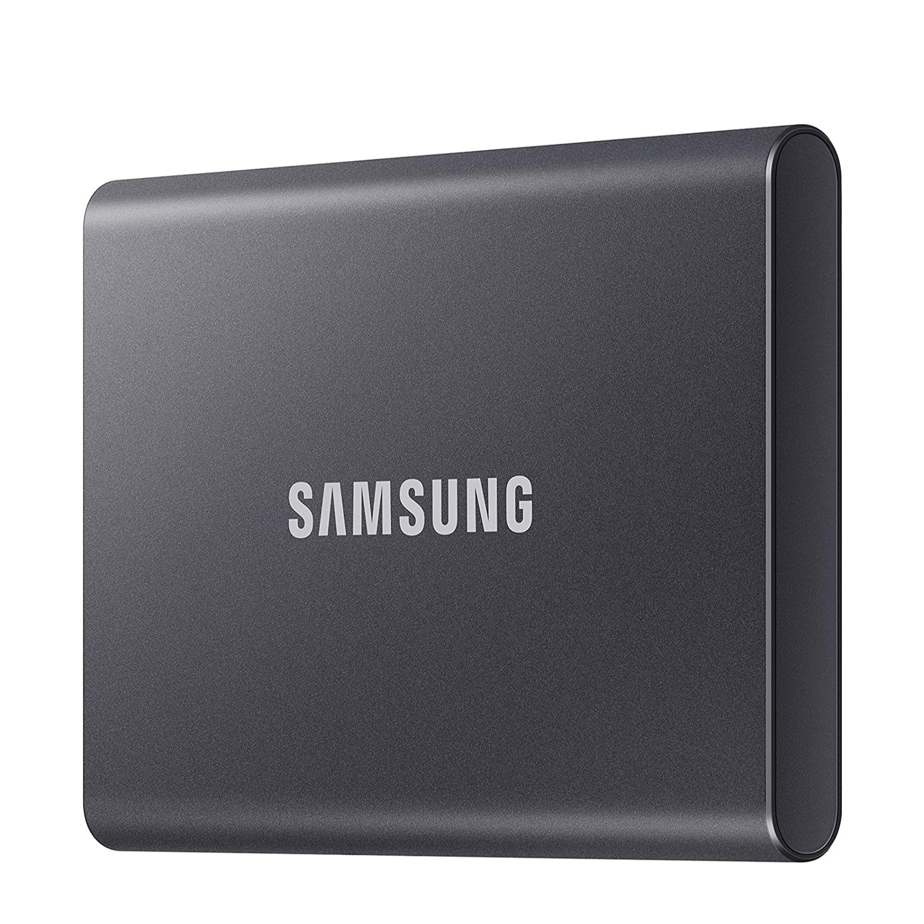 (2TB) Portable SSD T7 Externe SDD Festplatte mit USB 3.2 Aluminium Gehäuse 10 Gbit/s (MU-PC2T0T/WW) - Titan Grey