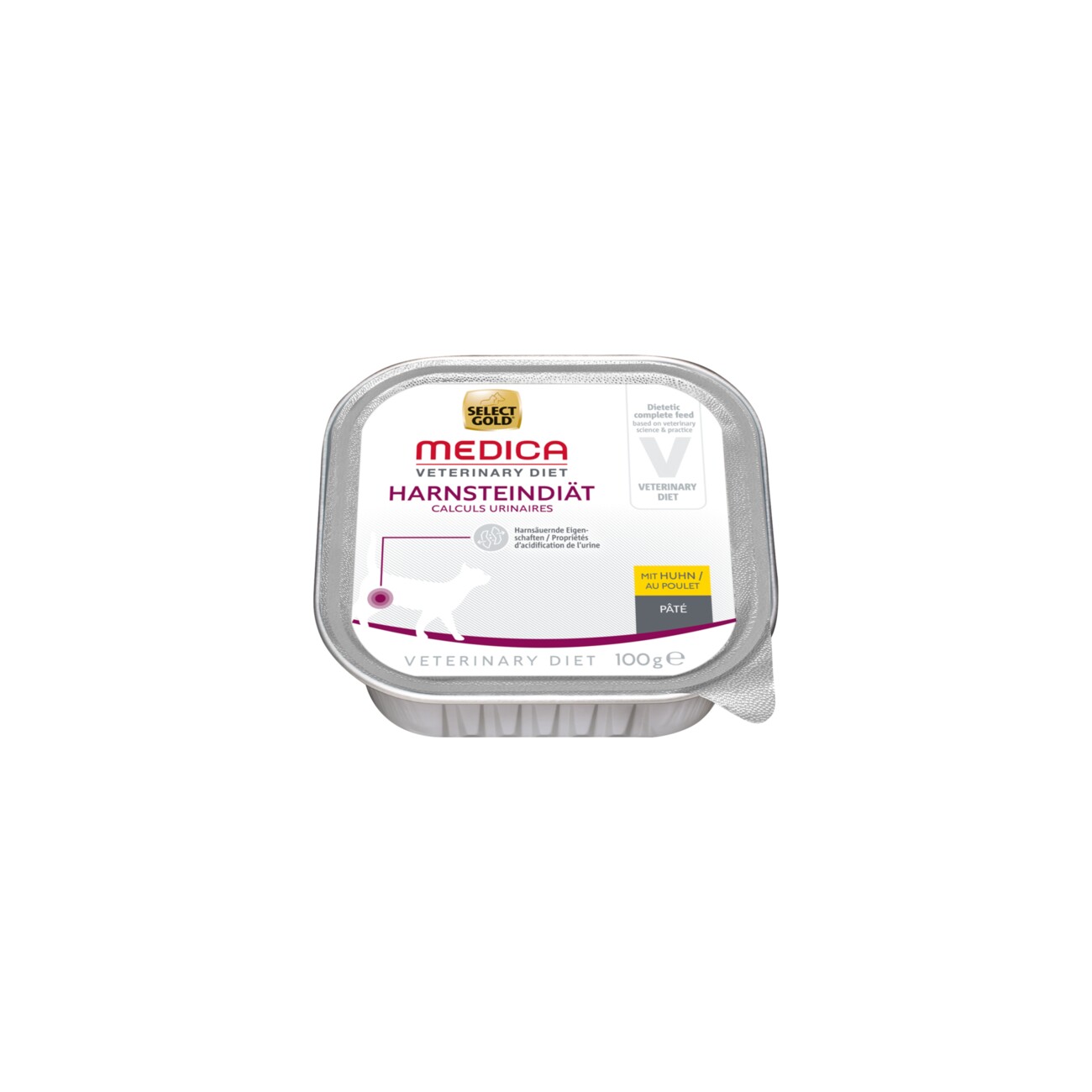SELECT GOLD Medica Harnsteindiät 16x100g Huhn