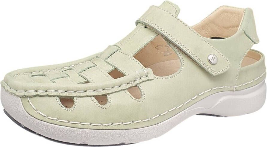 Wolky Dames Comfortschoenen 07204 Rolling Sun Groen