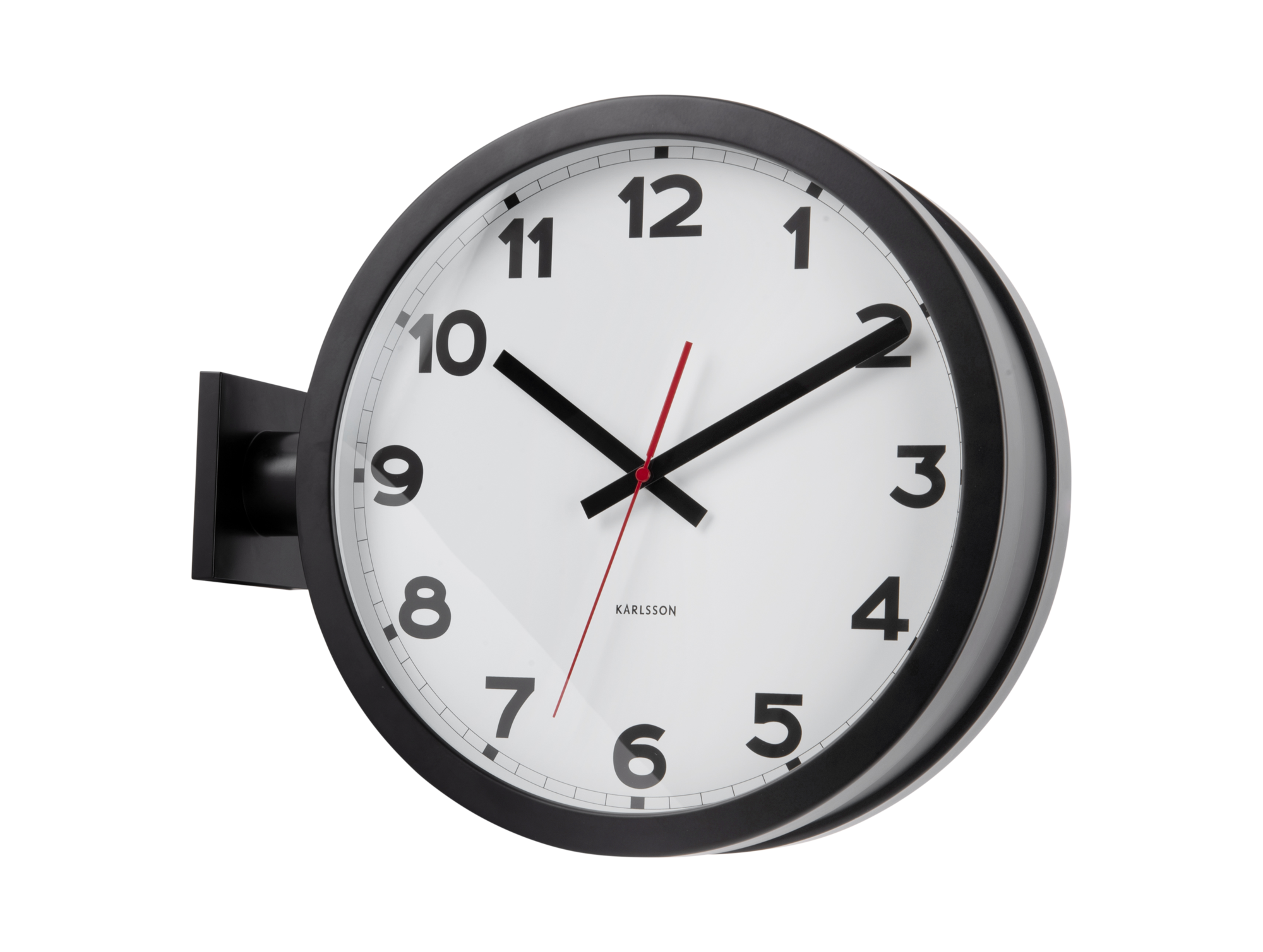 Wall clock New Classic Double Sided white