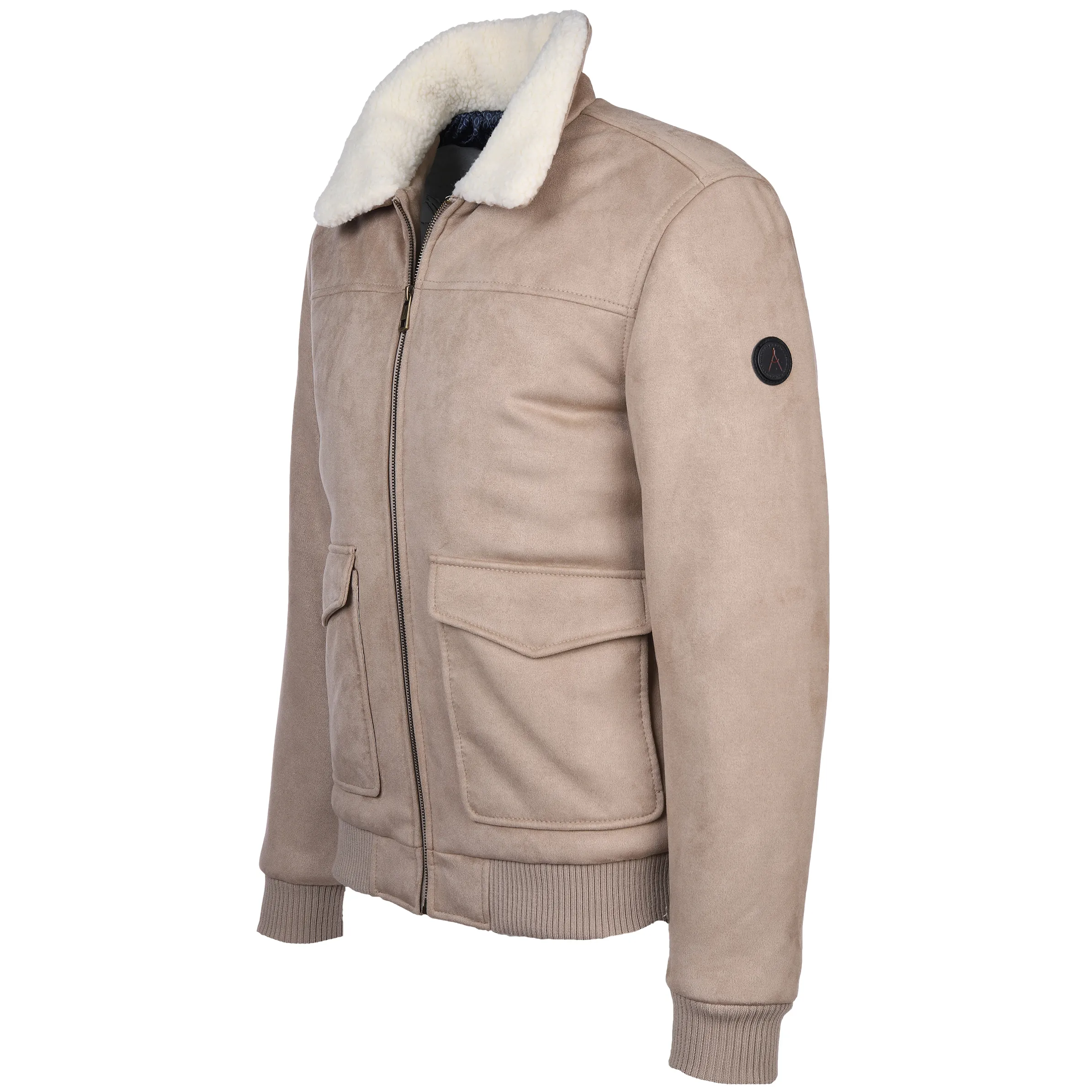 Herren Blouson-Veloursjacke