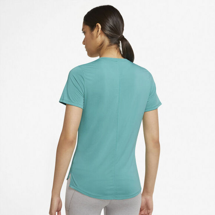 Nike Dri Fit Swoosh Run Lobe T Shirt Grøn