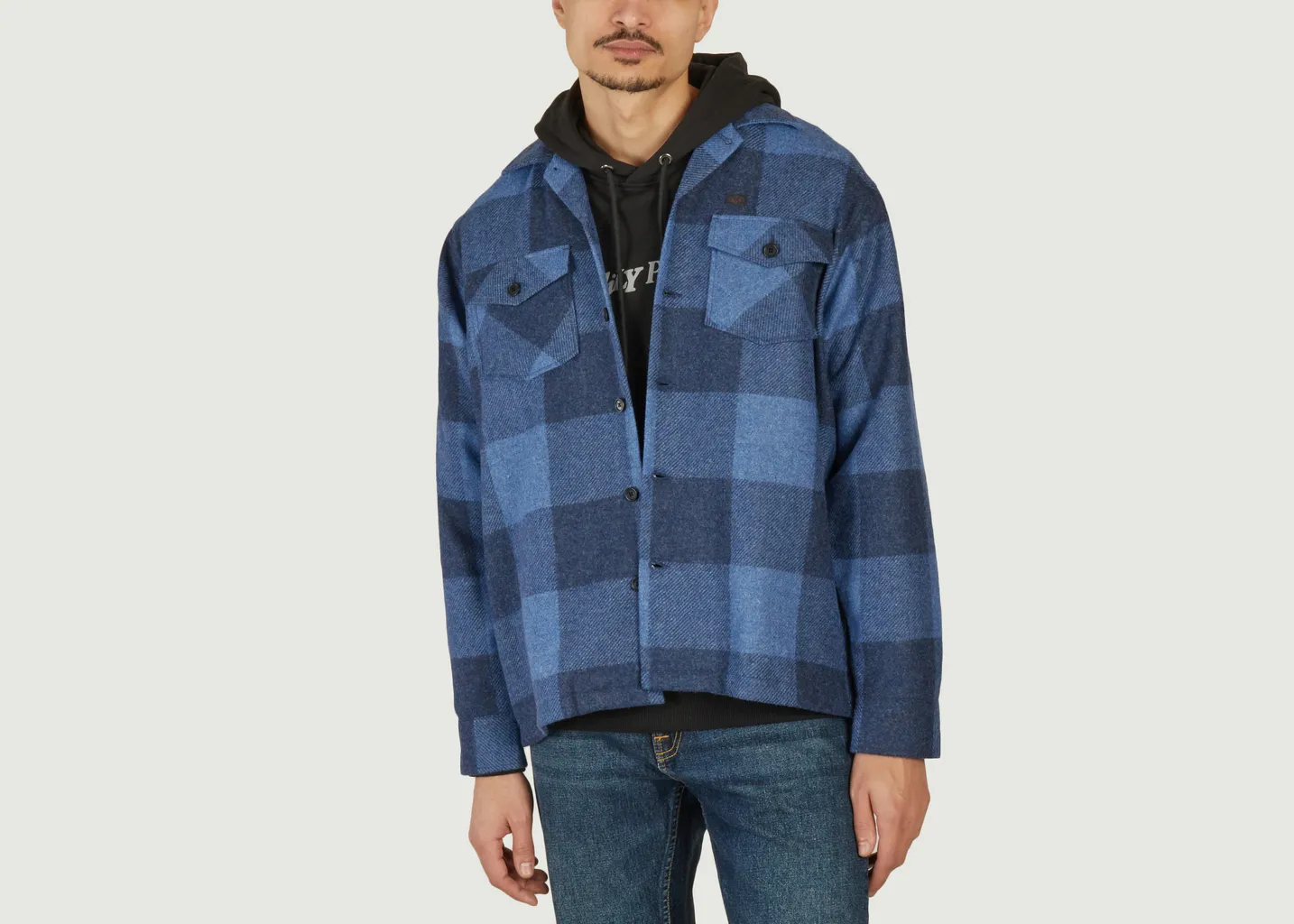 Surchemise Vincent Buffalo Carreaux Nudie Jeans