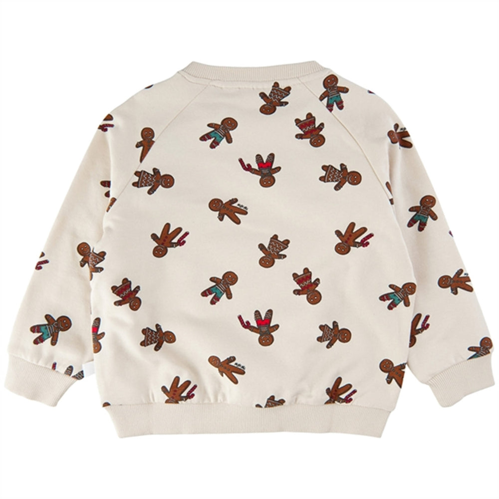 White Swan Ginger Aop Holiday Ginga Sweatshirt