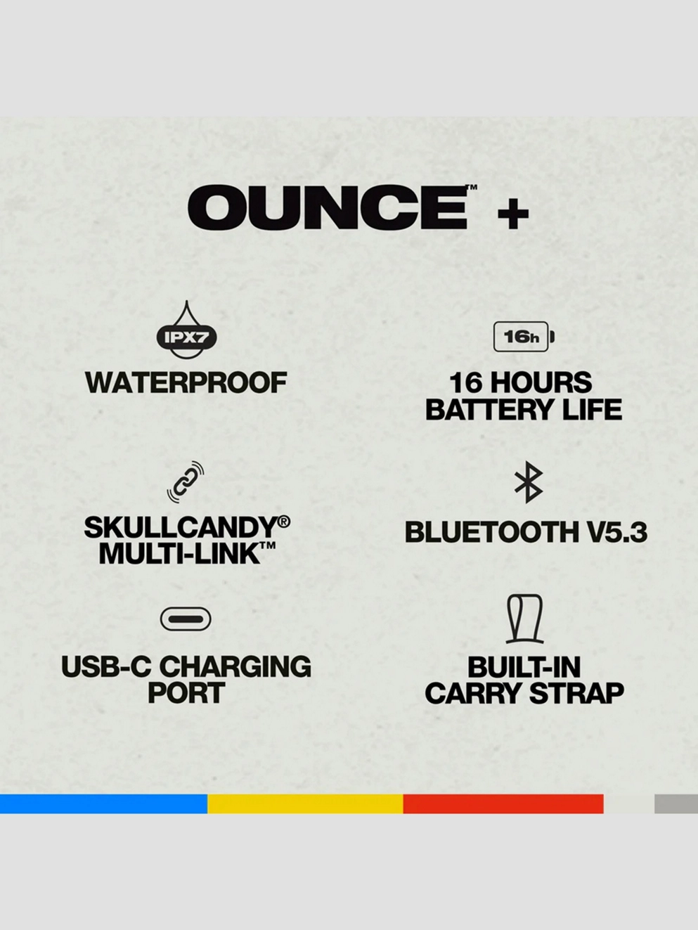 Skullcandy Ounce+ Compact Wireless Speaker dusk