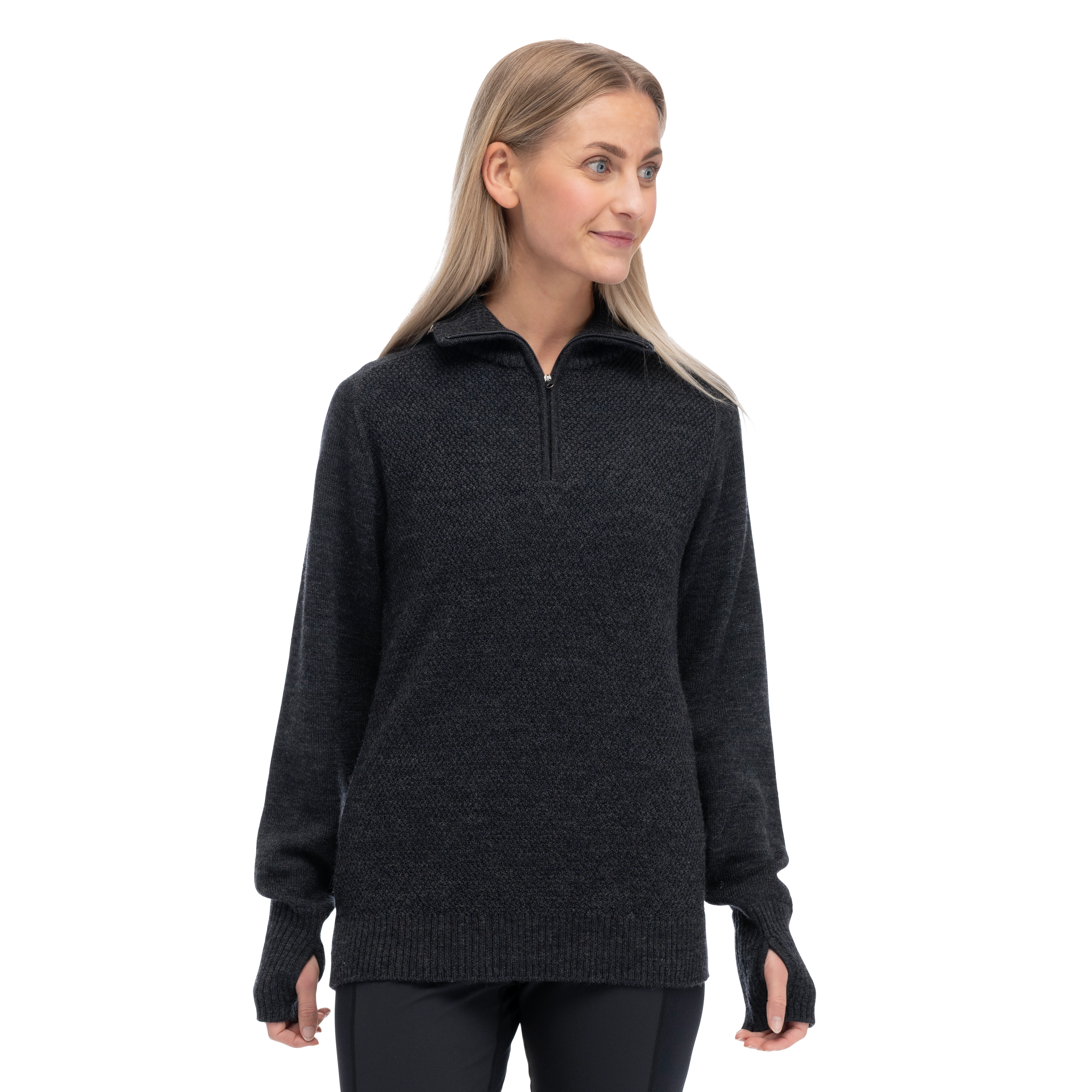 Ulriken Light Merino Jumper Women Dark Shadow Grey