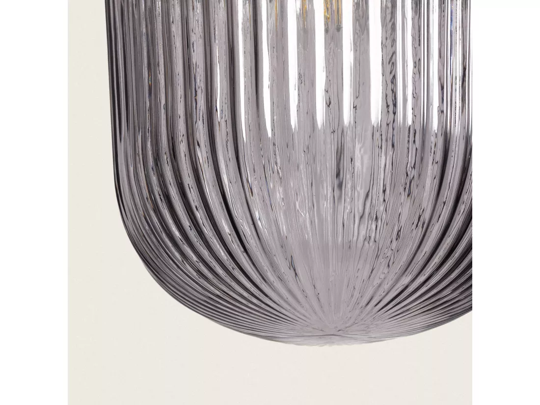 Suspension Métal et Verre Windsor Doré