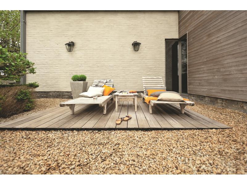 Philips myGarden Wandleuchte Creek, 53W, Schwarz, exkl. LM, Leuchte für den Aussenbereich