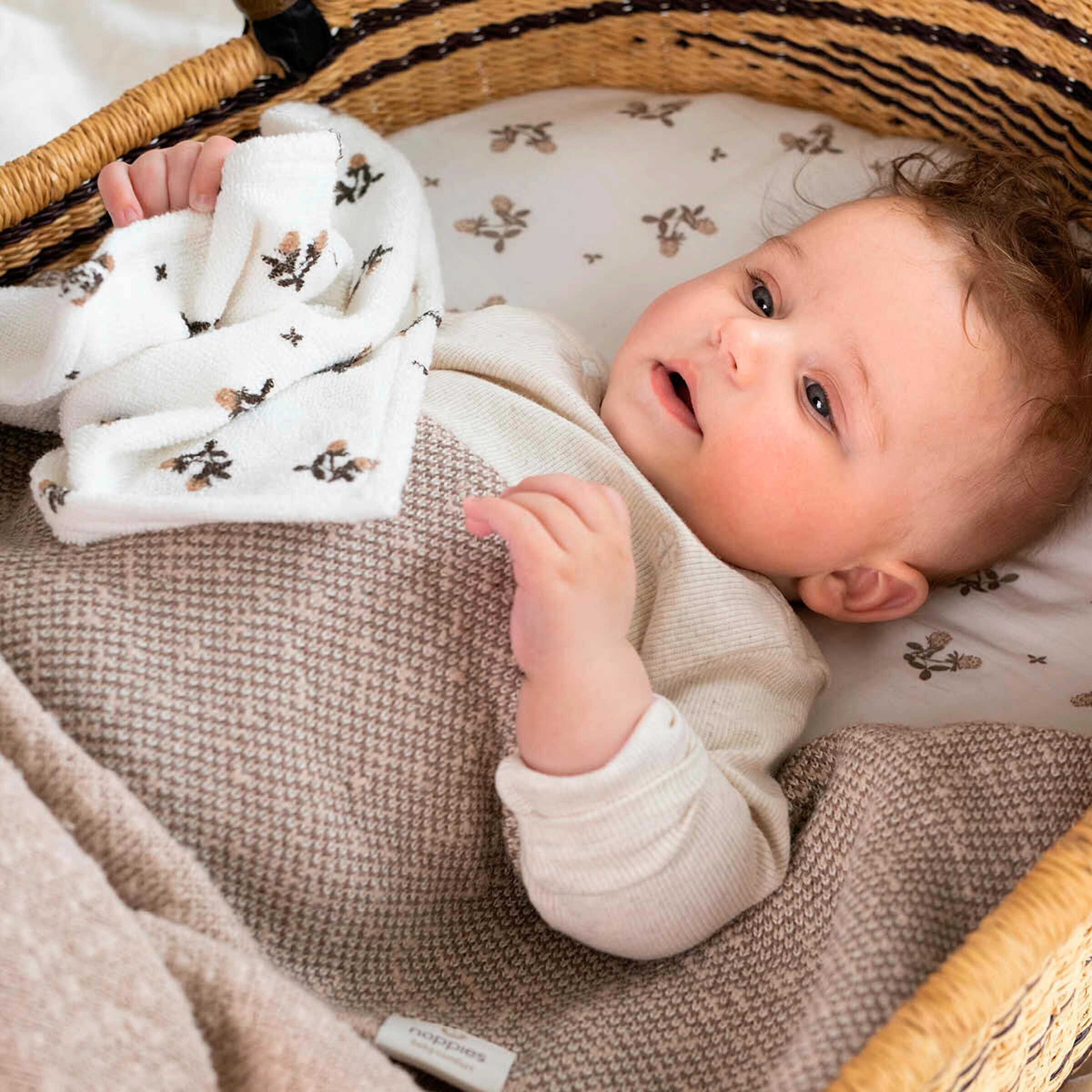 Noppies Baby Langarmshirt Natal Oatmeal