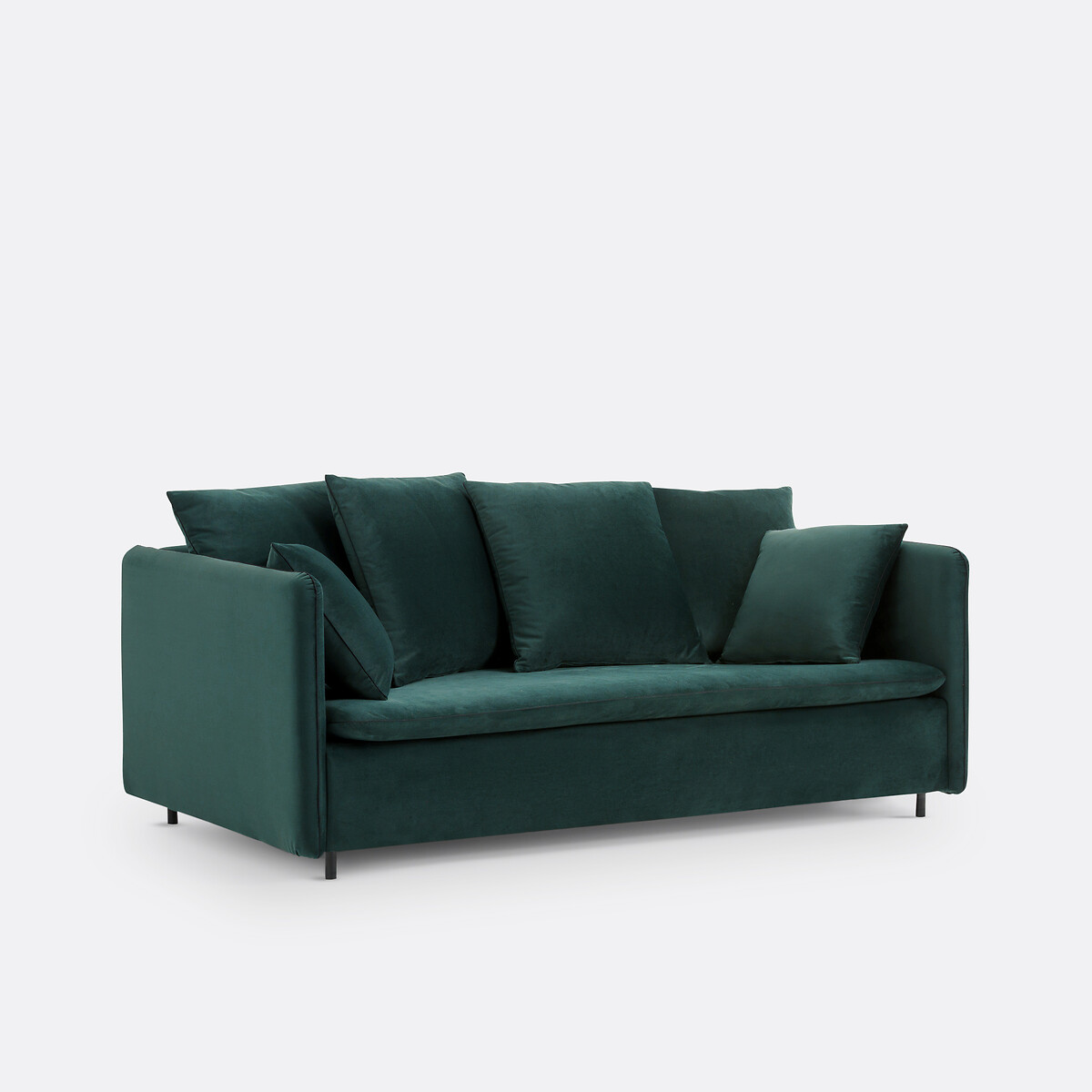 LA REDOUTE INTERIEURS<br>Sofá 3 lugares, veludo conversível, Ivete