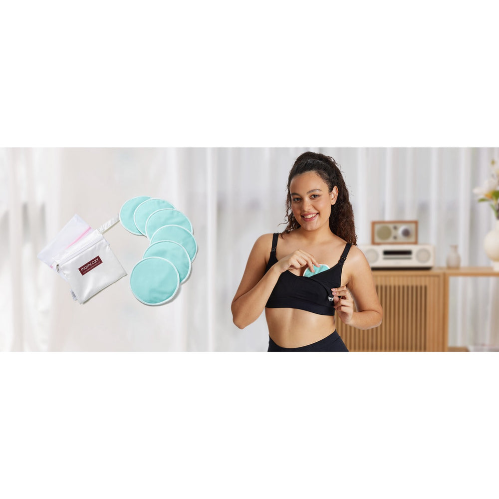 Køb Momcozy Natural Reusable Ammebrikker 14-Pack Tyk