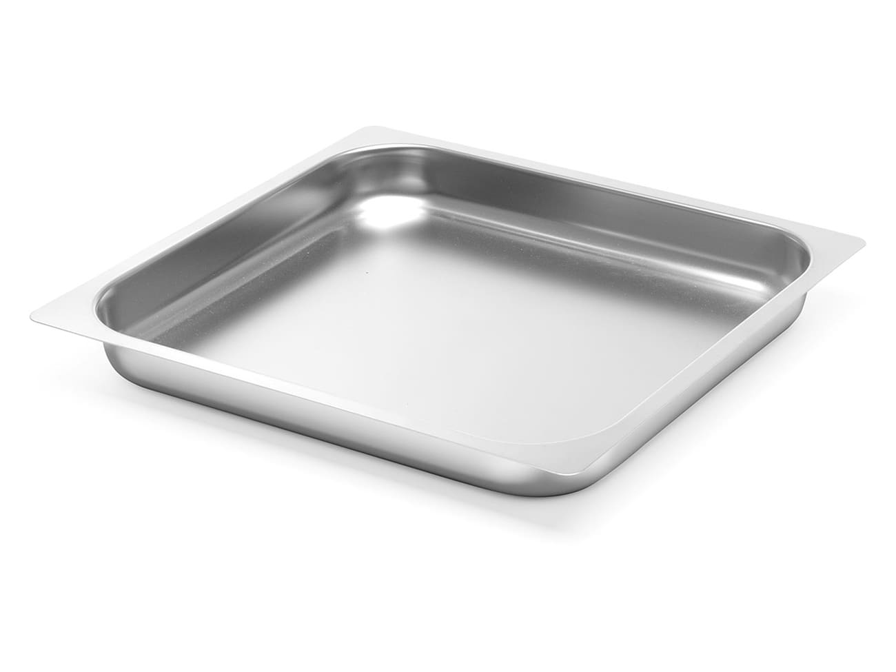Plateau gastronorme en inox - 35 x 32 cm - hauteur 2 cm - Hendi