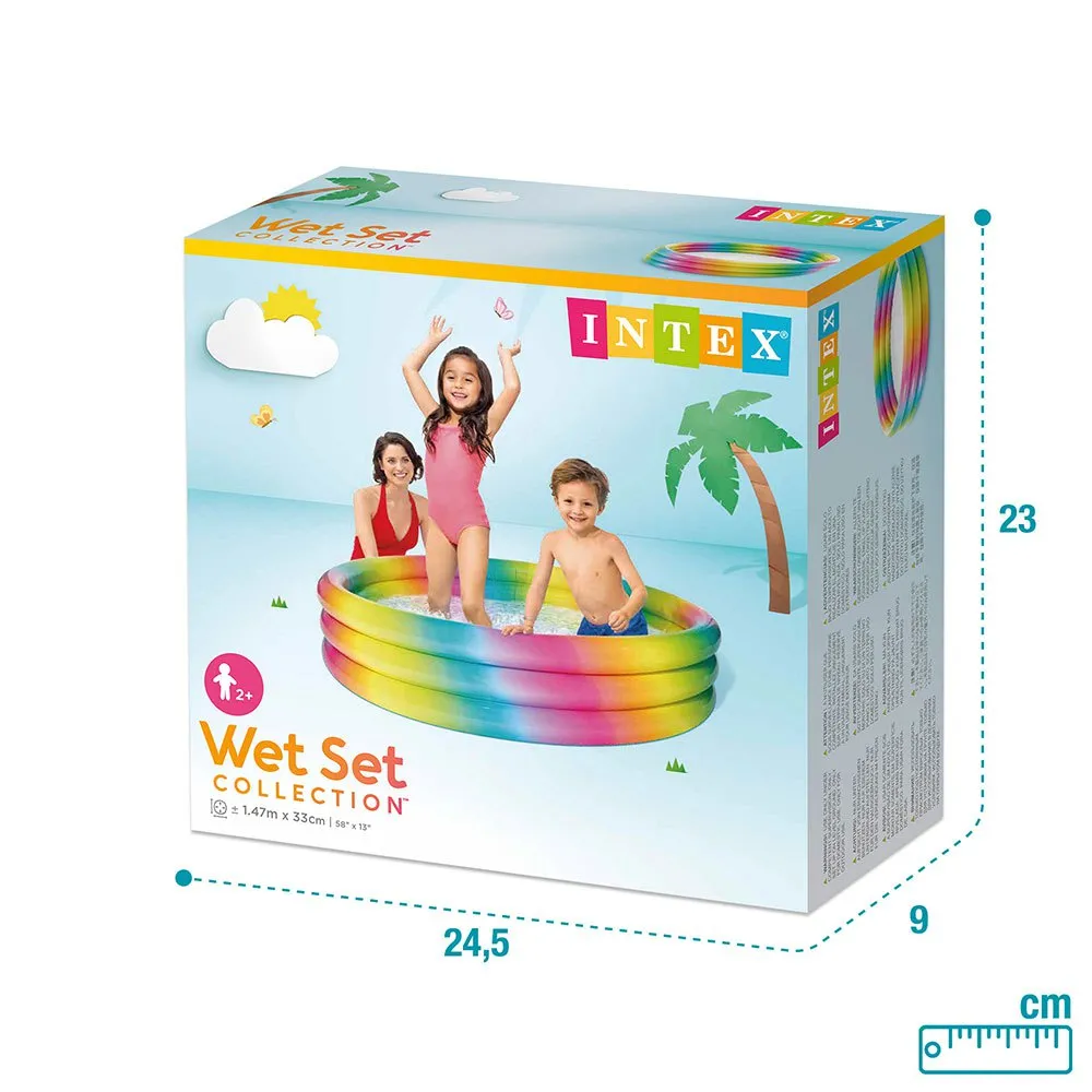 Intex Pool mit Wilder Geometrie