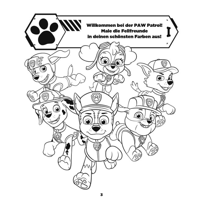 PAW Patrol - Mein großer Mal- und Rätselspaß - mit 5 Stiften und 5 Radiergummis