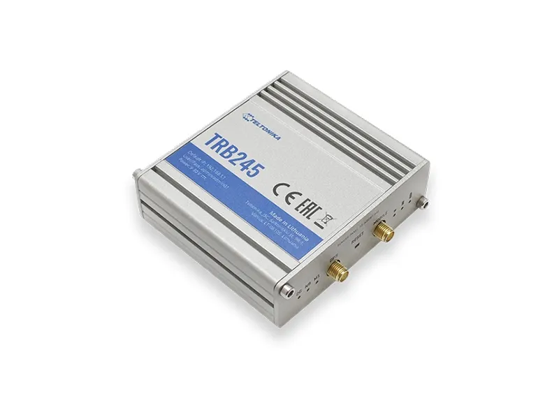 Teltonika TRB245 - Gateway - 100Mb LAN, RS-232, RS-485 - LTE - 3G, 4G - DC strøm