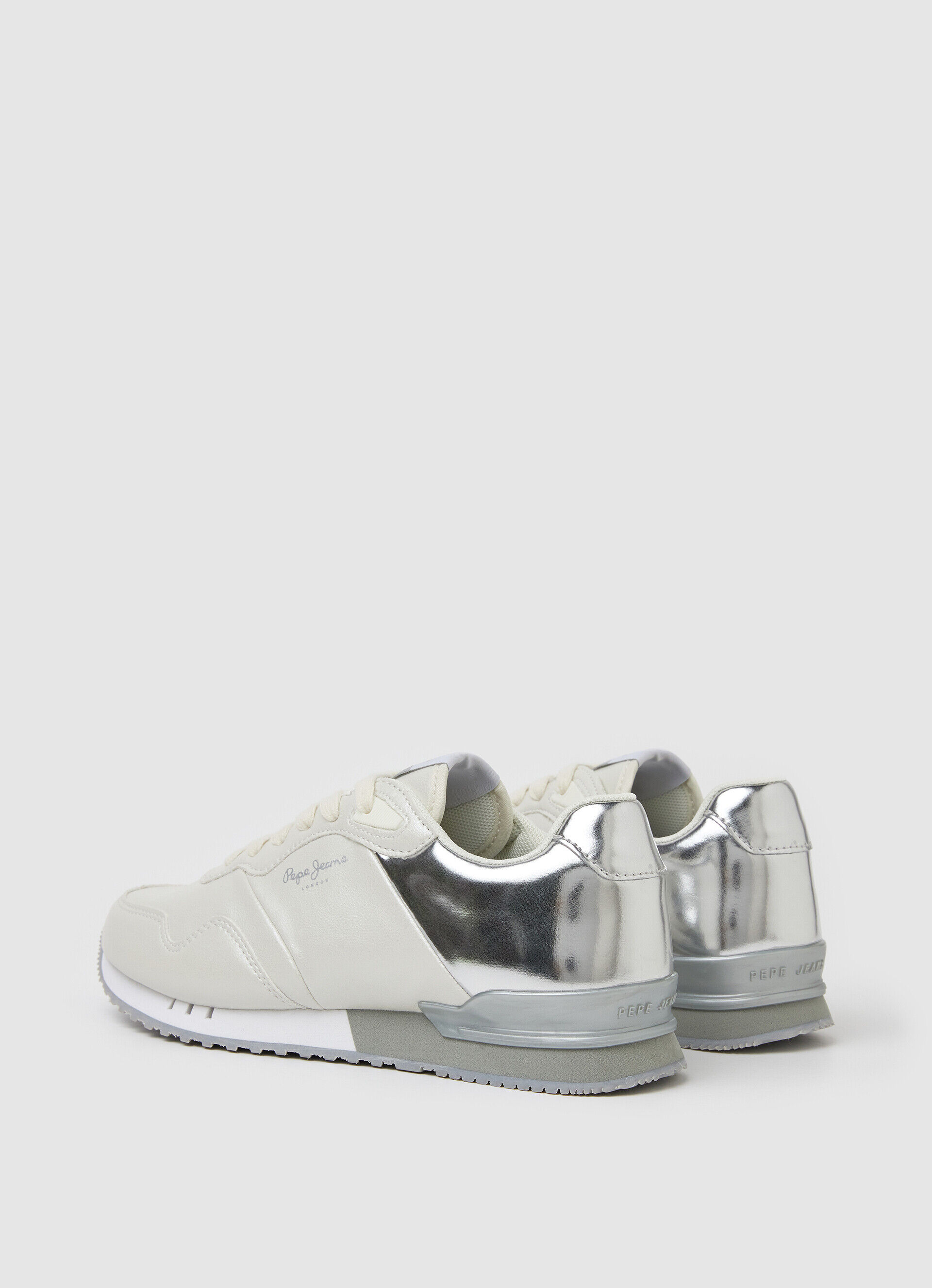Sapatos London Part Combined - branco de fábrica