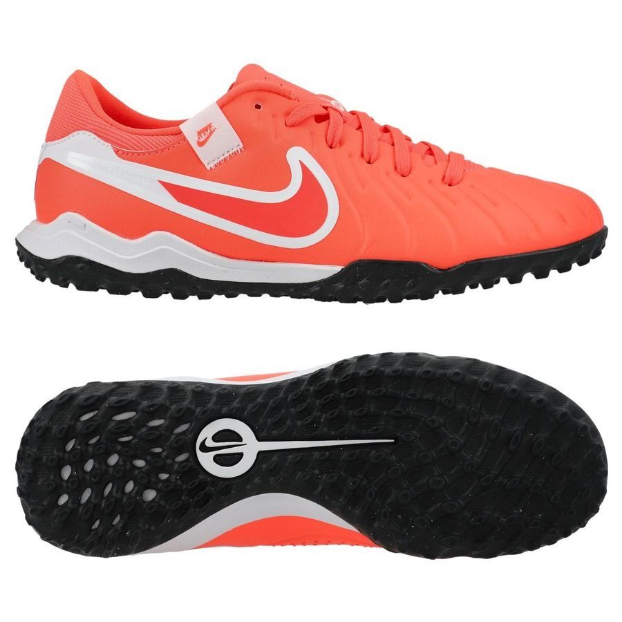 Nike Tiempo Legend 10 Academy TF Mad Energy - Hot Lava/Blanc