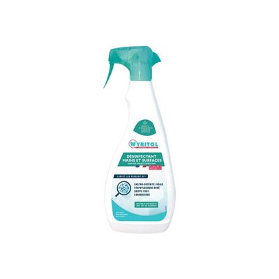 Wyritol - Spray désinfectant pour les mains et surfaces - vaporisateur 750 ml