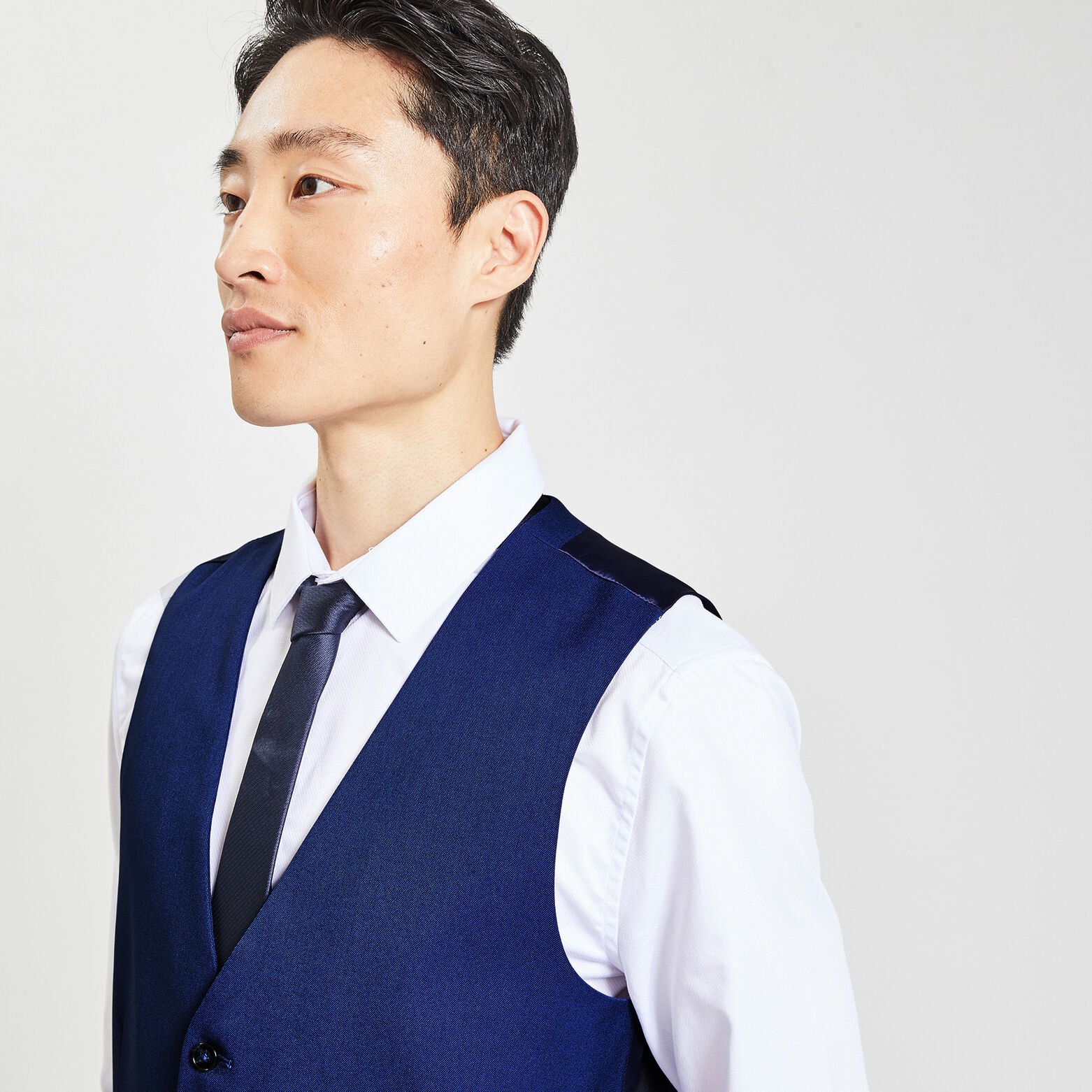 Gilet de costume Bleu moyen