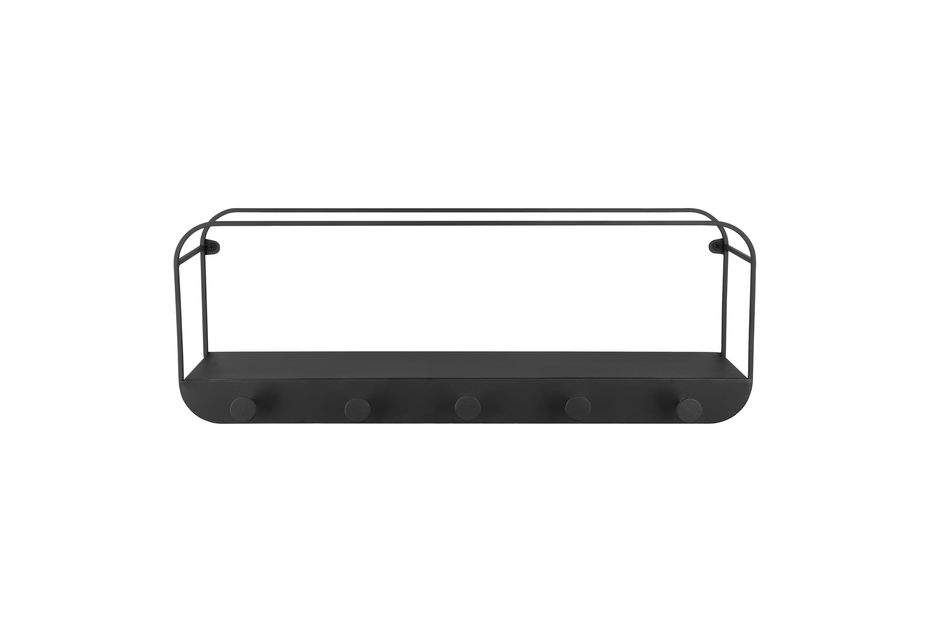 Wandregal LIANDRA 50x18 cm schwarz