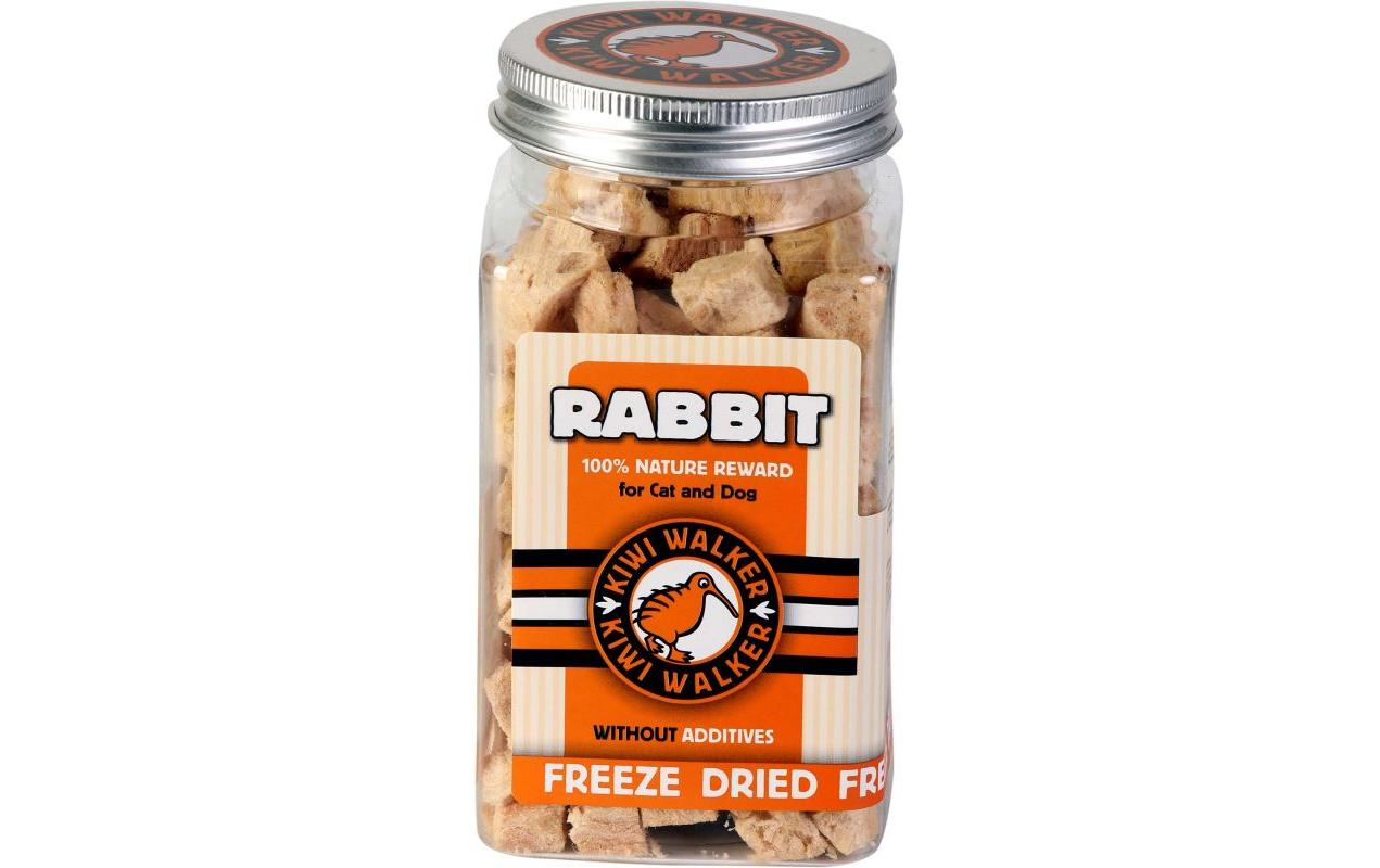 Snack Kaninchen, 75 gGefriergetrocknete Leckerlis für Katzen und kleine Hunde