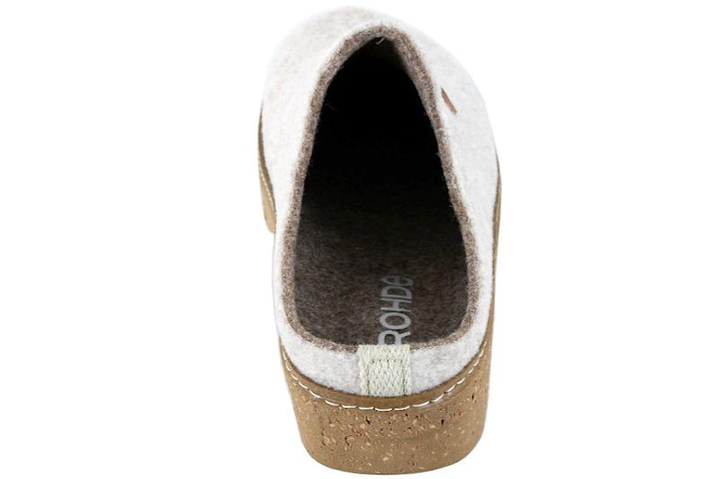 ROHDE HJEMMESKO I BEIGE FILT