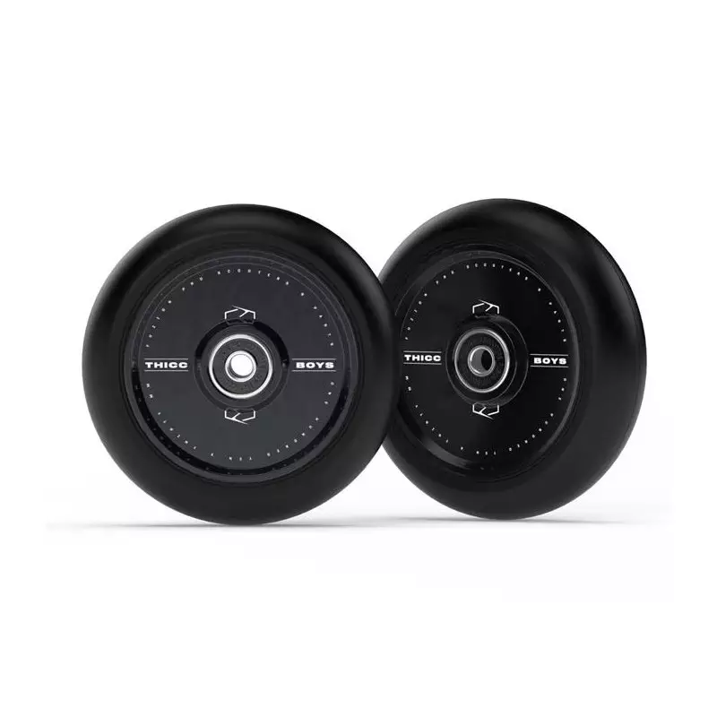 Paire de roues trottinette FUZION Thiccboys Black/Black 110mm x 30mm