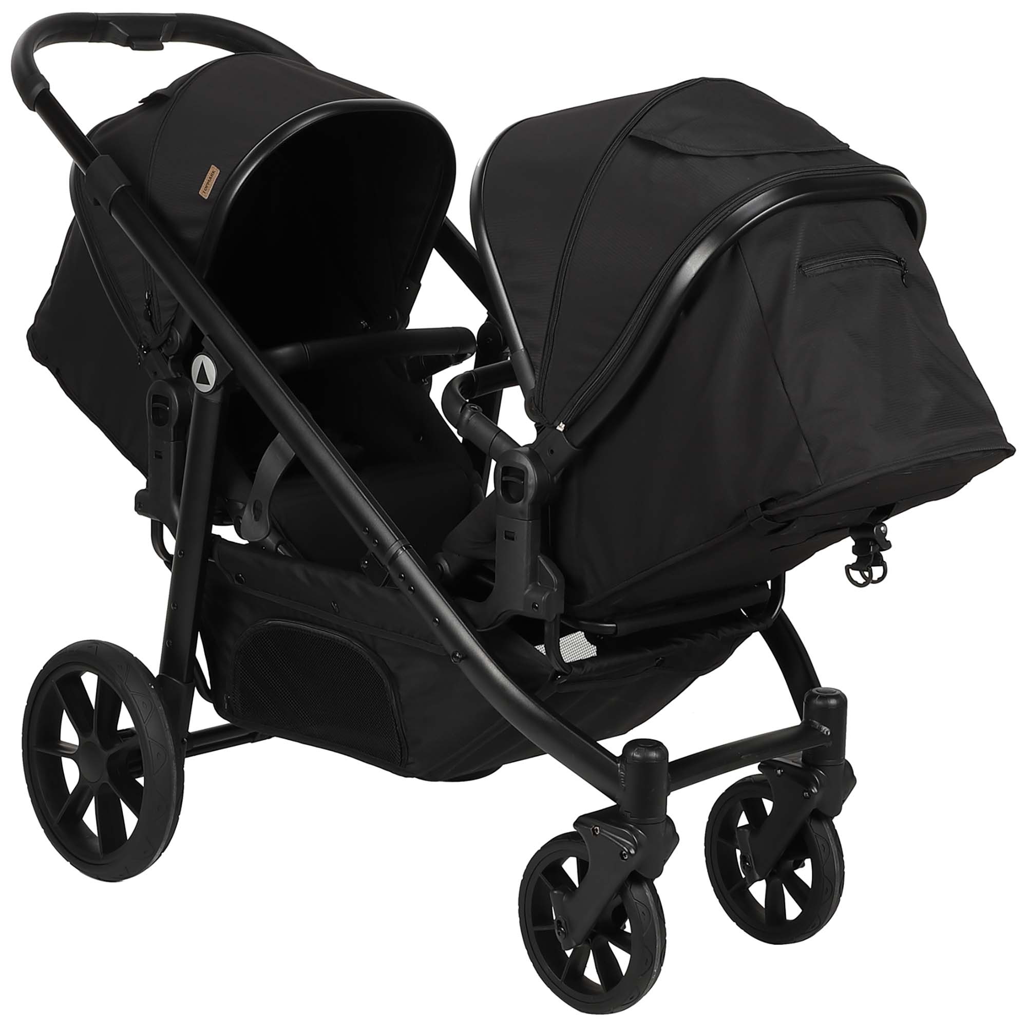 Topmark 2 Combi duowagen Black - frames met zit - Prénatal