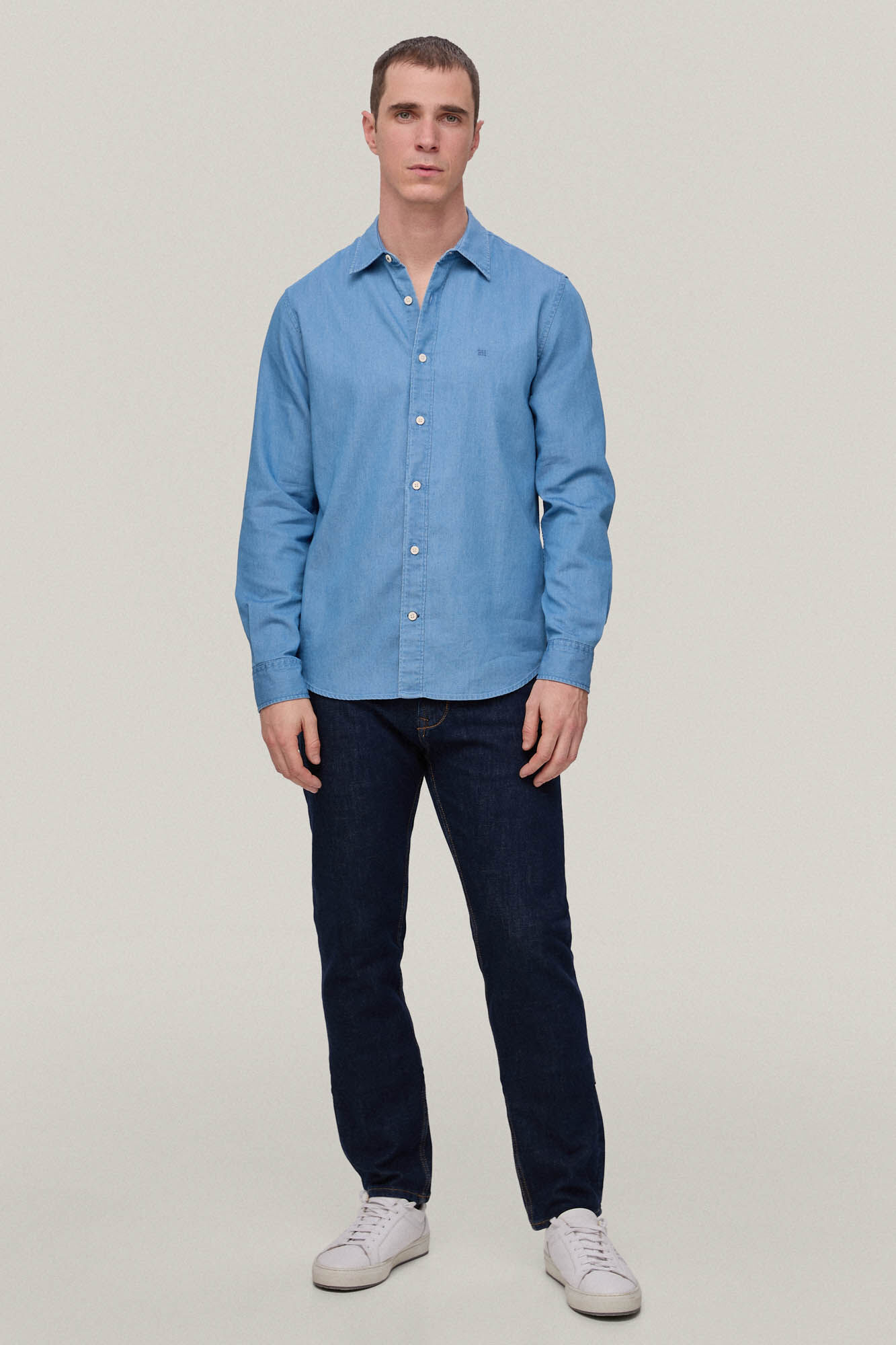 Camisa jeans - Azul