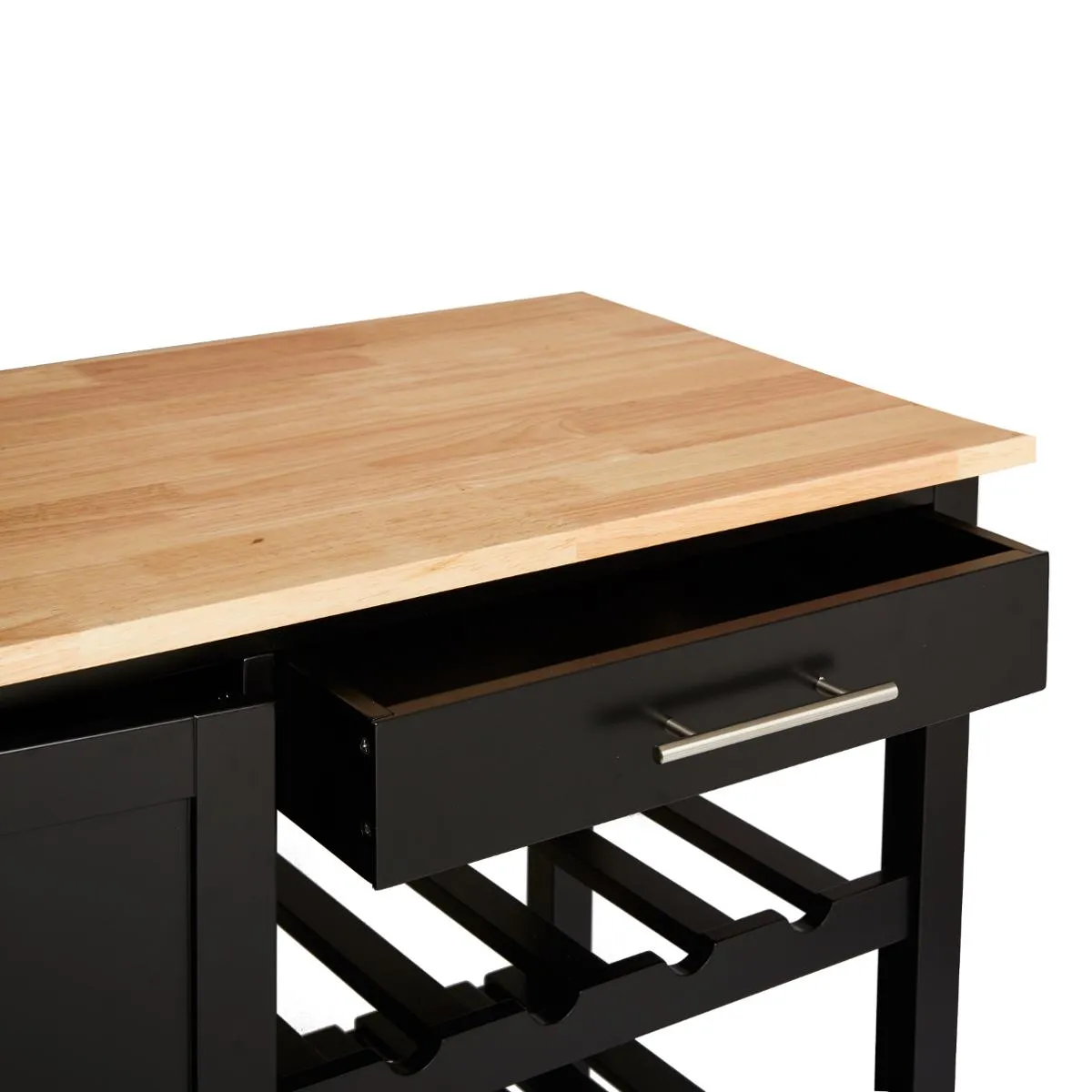 Atmosphera, Createur D'Interieur ATMOSPHERA Desserte Claude grand modèle - Noir