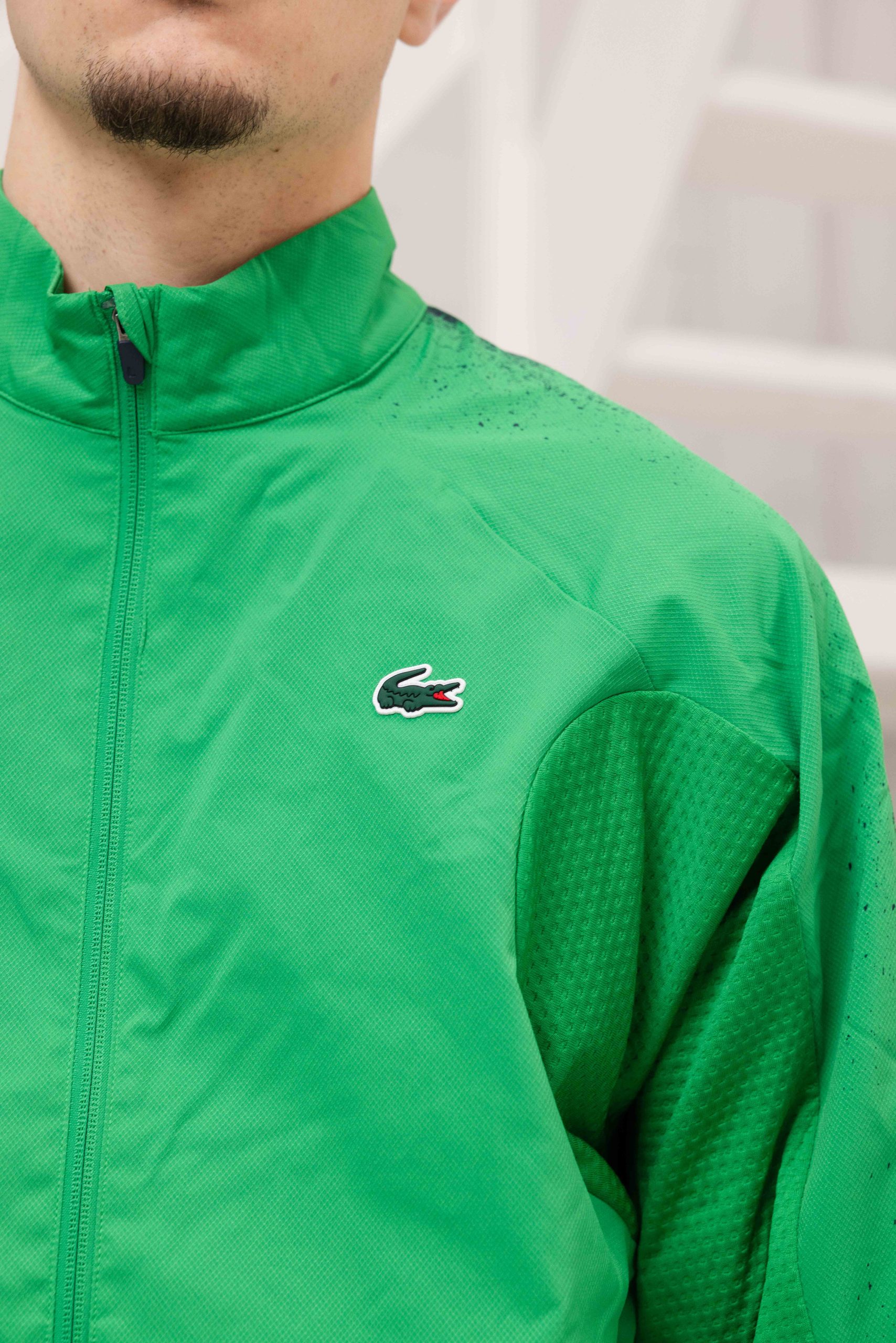 Lacoste Tennis x Daniil Medvedev Trainingspak Heren Groen/Donkerblauw