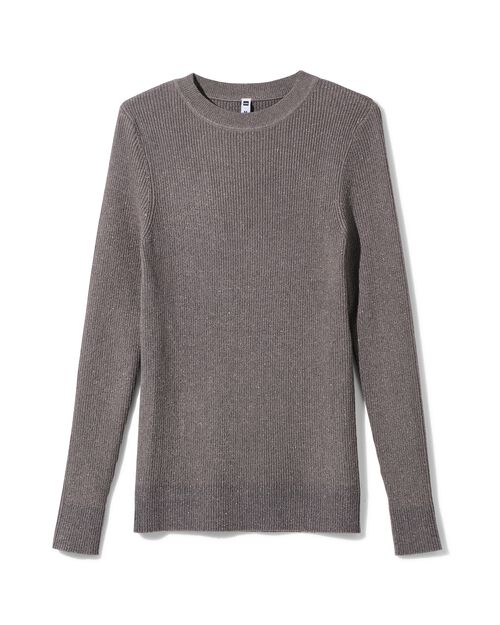 pull femme Louisa côtelé gris