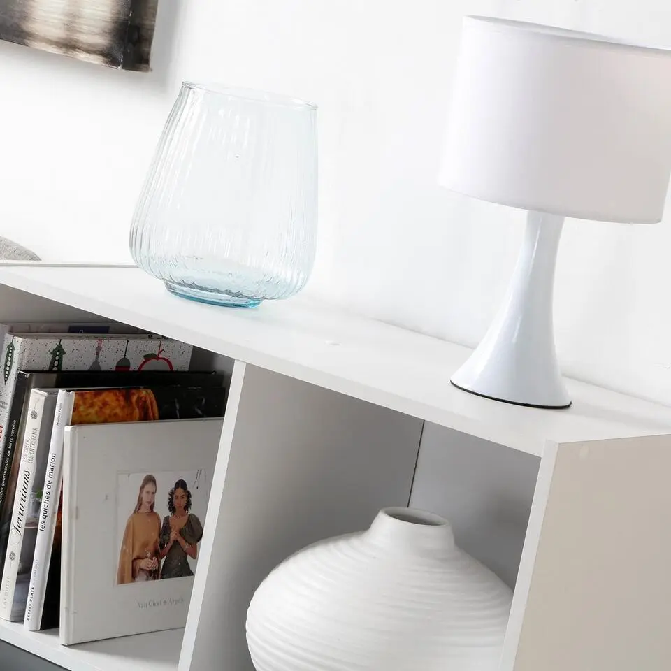CALICOSY - Opbergplank met 4 compartimenten - 29,5x62x80 cm