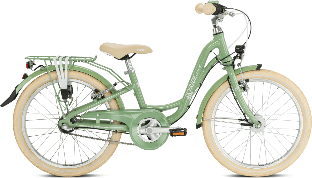 Puky Skyride 20-3 Classic Børnecykel Retro Grøn