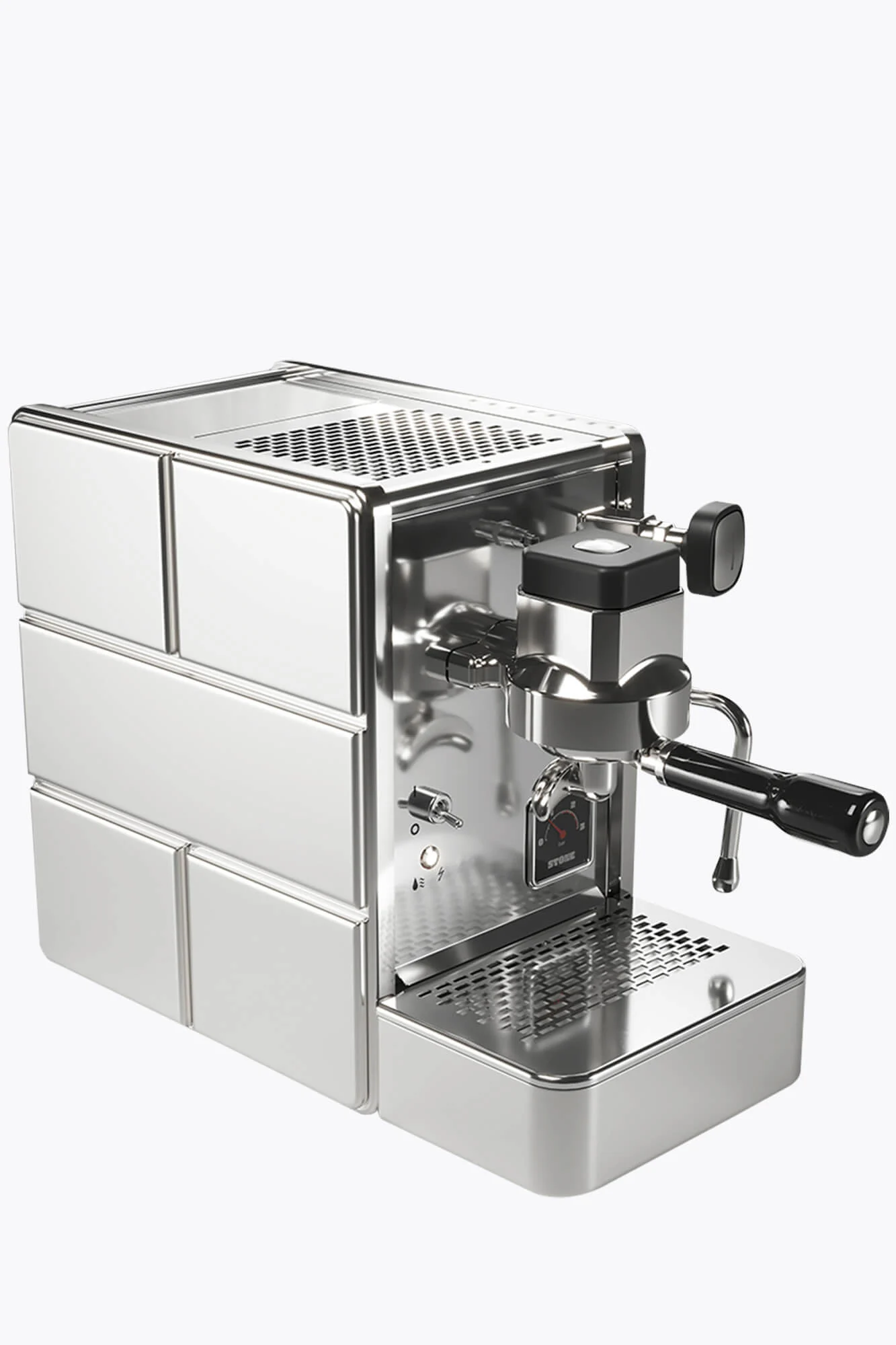 Stone Mine Premium Espressomaschine Chrome