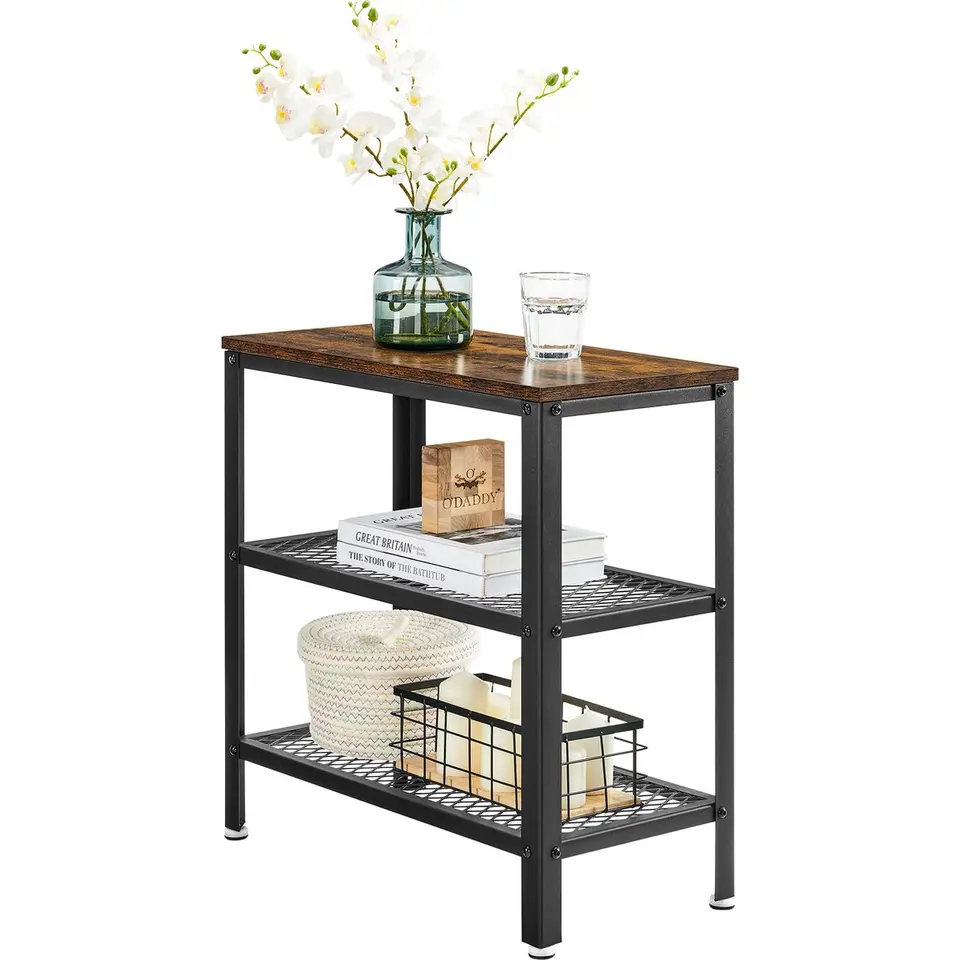 O'DADDY Industriële Wandtafel - Rustiek Bruin - 60x30x60 cm