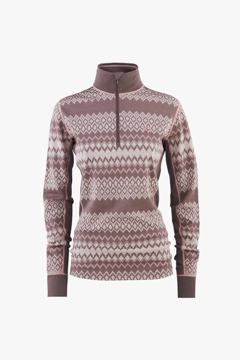 Kari Traa Agnes 2.0 Half Zip Damen Thermo Longsleeve