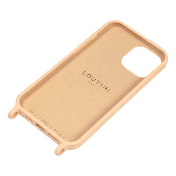 Louvini Coque Milo en plastique recyclable avec Magsafe | Rose pêche