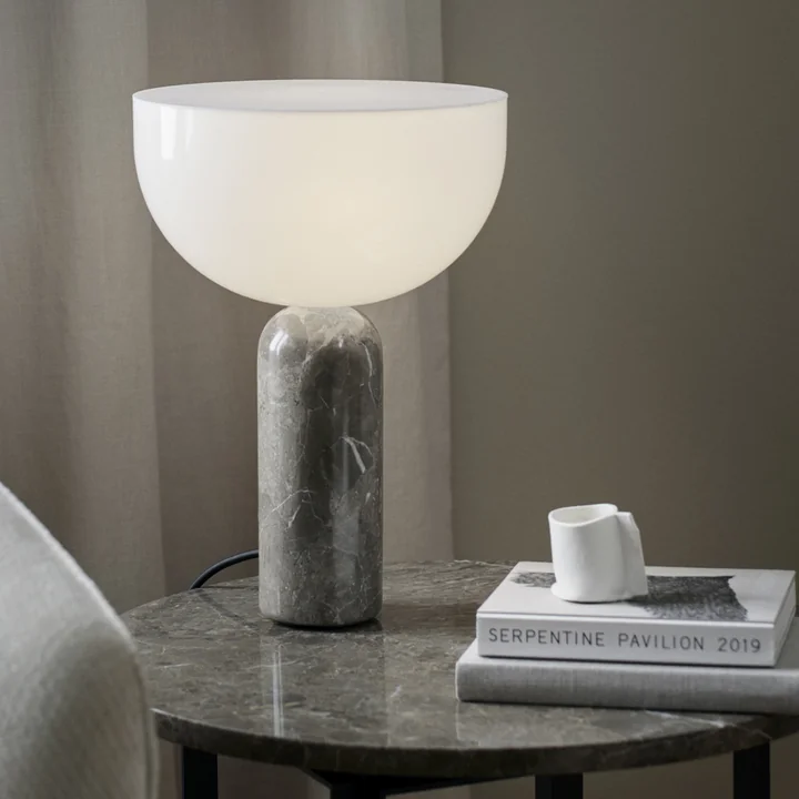 New Works - Kizu Tischleuchte S, Gris du Marais