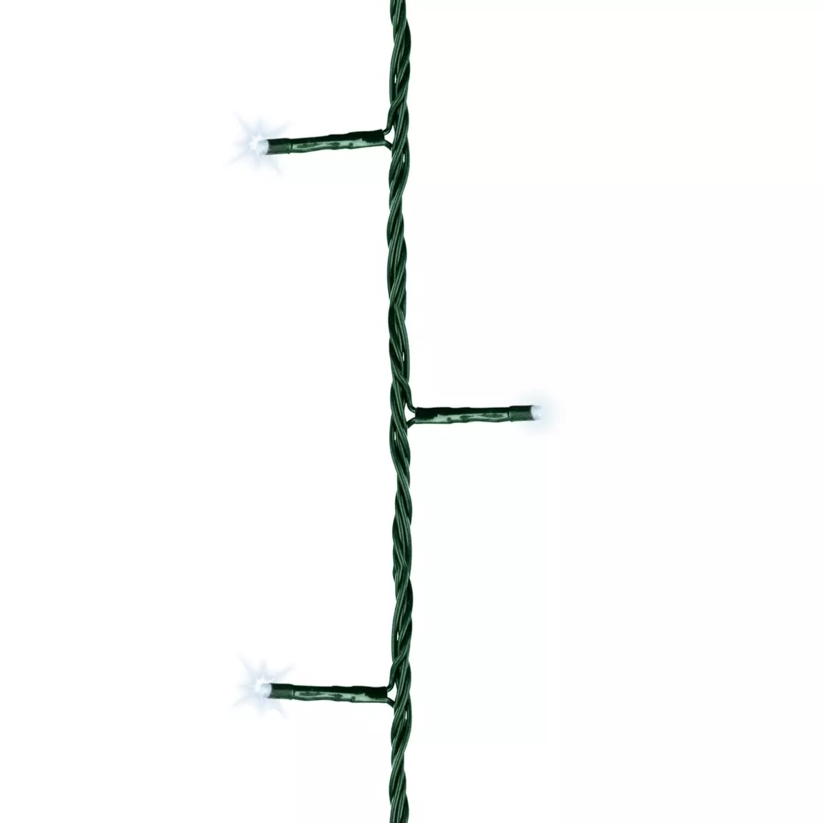 Guirlande lumineuse 18,70 m 250 LED câble vert Raccordable Blanc froid