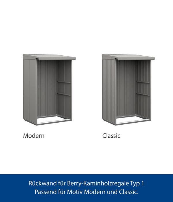 Hörmann Rückwand für Berry-Kaminholzregal