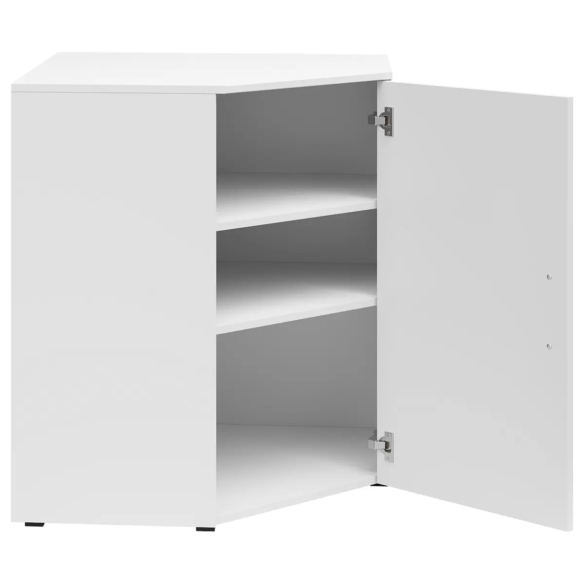 Eckkommode Cabinet weiss
